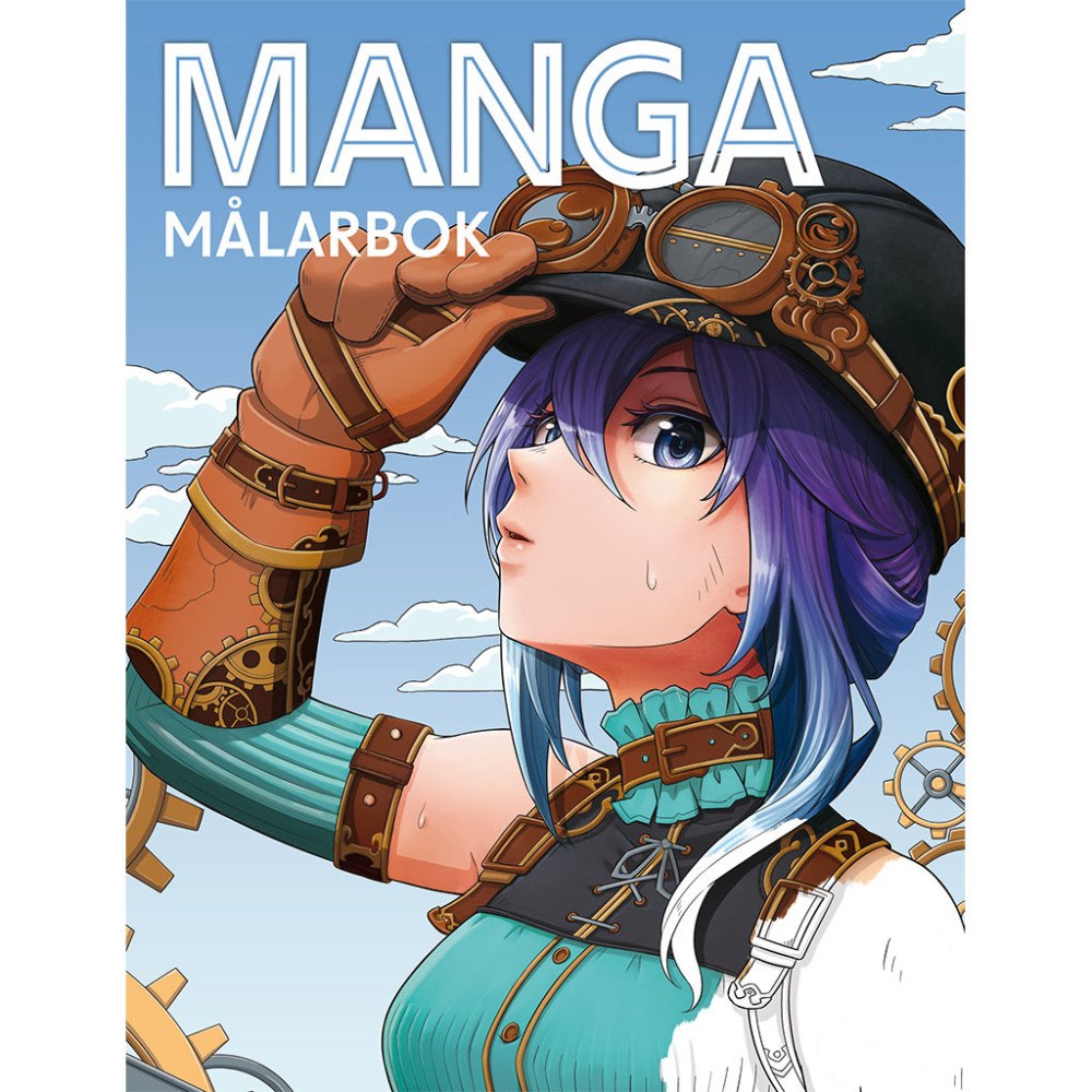 Tukan Förlag Manga målarbok