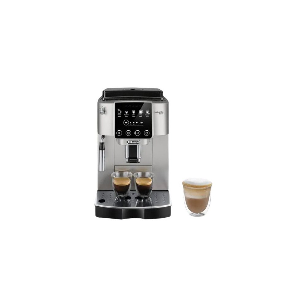 Delonghi De'Longhi Magnifica Start ECAM220.31.SB - automatisk kaffekokare med mjölkskummare - 15 bar - svart silver