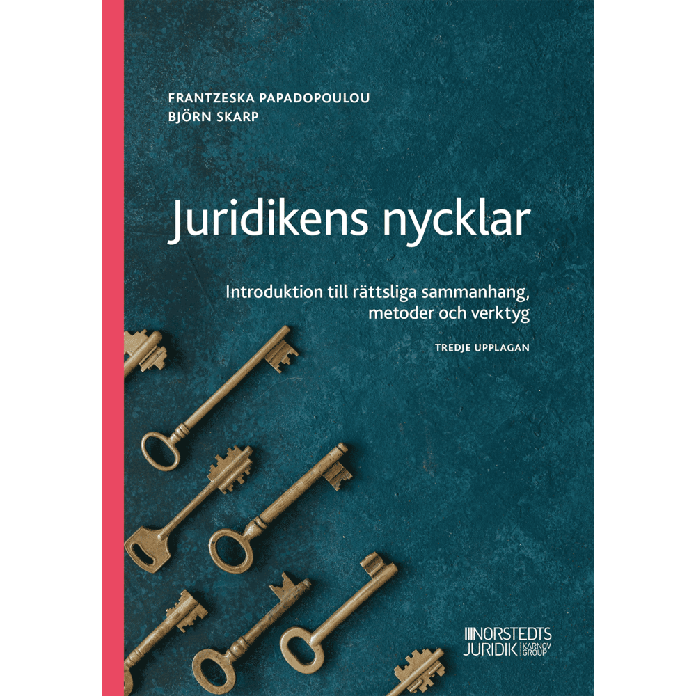 Frantzeska Papadopoulou Skarp Juridikens nycklar : introduktion till rättsliga sammanhang, metoder och verktyg (häftad)