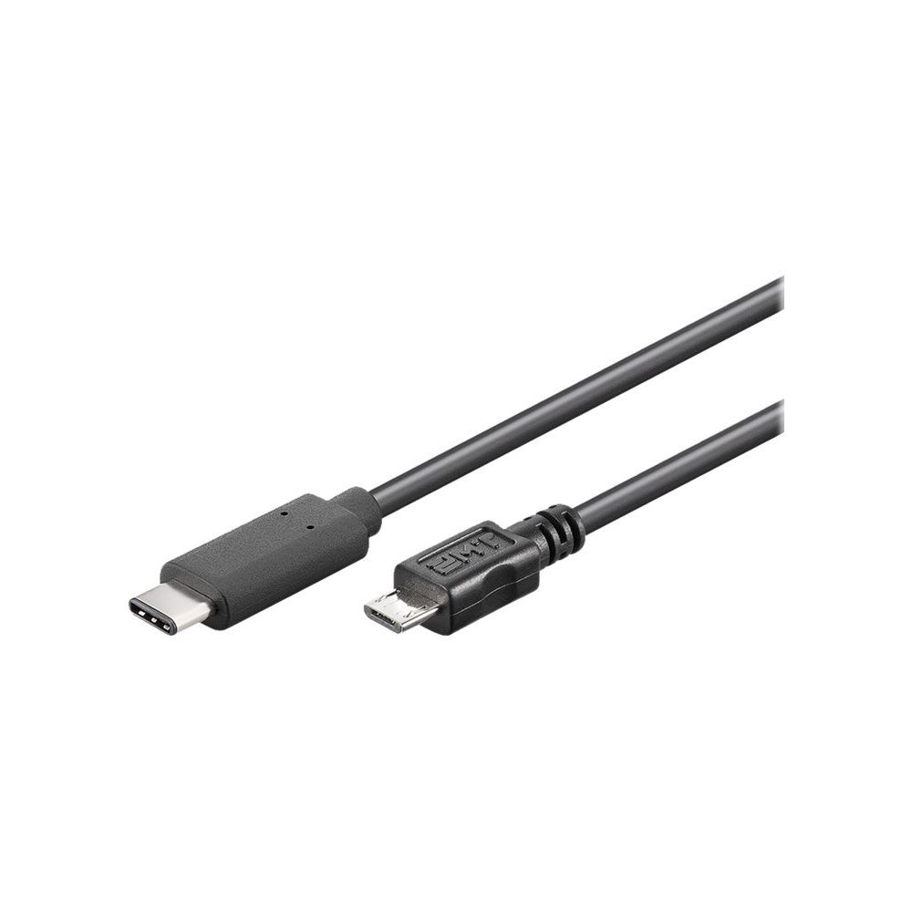 Goobay goobay - USB typ C-kabel - mikro-USB typ B till 24 pin USB-C - 1 m