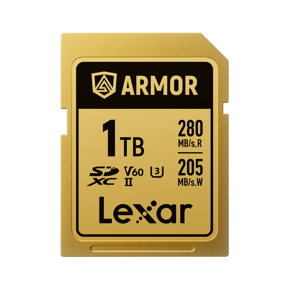 LEXAR Lexar SDXC ARMOR Gold UHS-II U3, Stainless Steel, IP68 R280/W210 (V60) 1TB