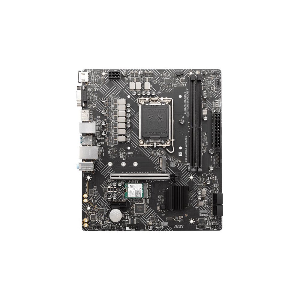 MSI MSI PRO H610M-G WIFI DDR4 - moderkort - micro ATX - LGA1700-uttag - H610