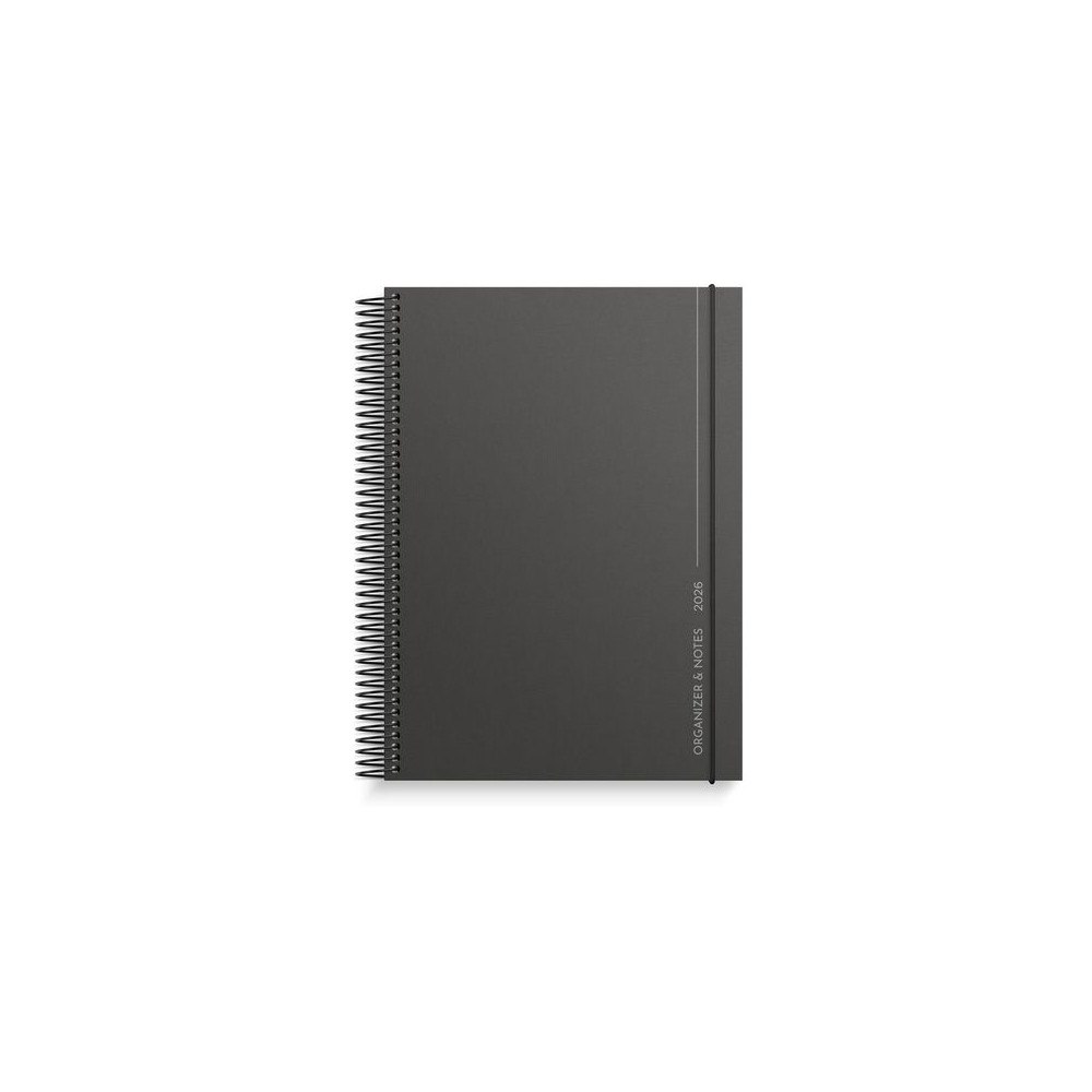 Burde Kalender Organizer & Notes 2026 svart