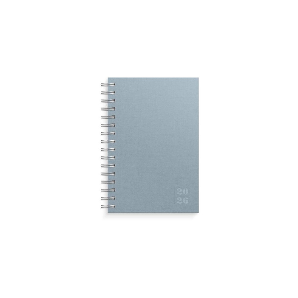 Burde Dagbok Textile 2026 blå