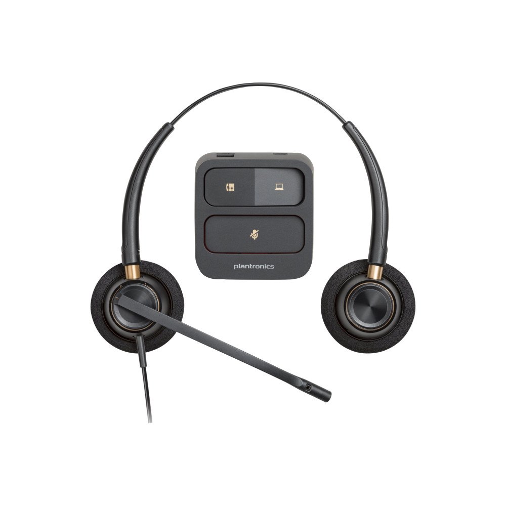 Plantronics Poly EncorePro 520 - headset - Quick Disconnect