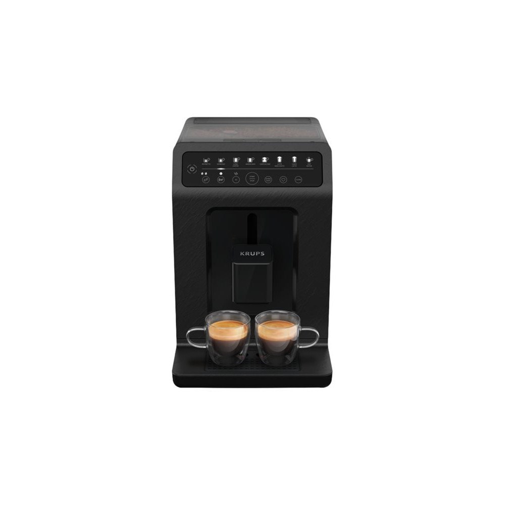 Krups Krups Evidence EA897B10 Eco-Design - automatisk kaffekokare med mjölkskummare - 15 bar - skiffer