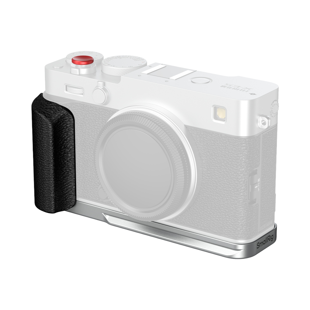 SMALLRIG SmallRig 5447 L-Shaped Mount Plate with Silicone Handle for FUJIFILM X-E5 Silver