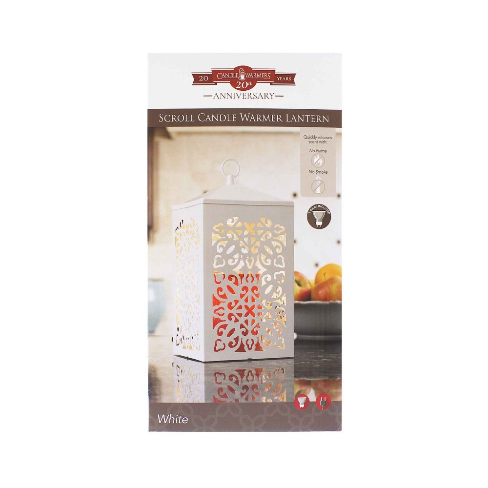 Candle Warmers Candle Warmers Scroll nahřívací lucerna na svíčky     bílá