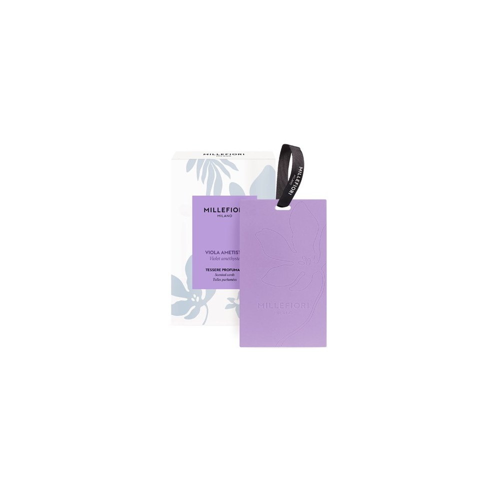 Millefiori Millefiori Viola Ametista Scented Cards 3pcs