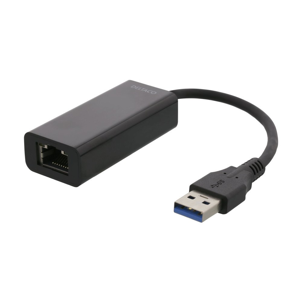 Deltaco DELTACO USB3-GIGA5 - nätverksadapter - USB 3.0 - Gigabit Ethernet