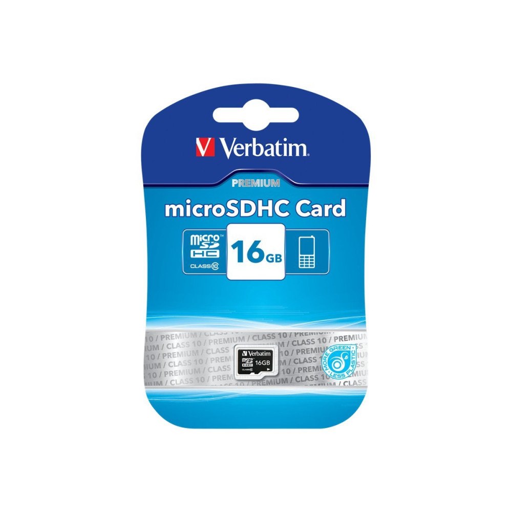 VERBATIM Verbatim - flash-minneskort - 16 GB - microSDHC