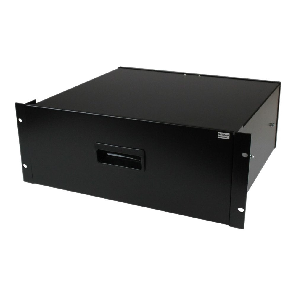 StarTech.com StarTech.com 4U Black Steel Storage Drawer for 19in Racks and Cabinets - Rack storage drawer - 4U - 4UDRAWER - racklåda...