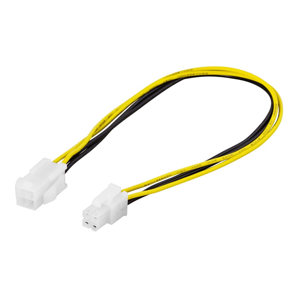 Deltaco DELTACO - förlängningskabel för ström - 4 pin ATX12V till 4 pin ATX12V - 30 cm