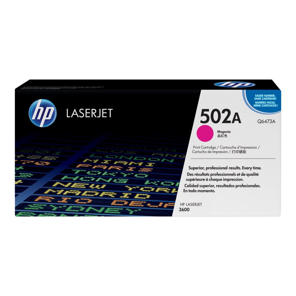 Hewlett-Packard HP 502A - magenta - original - LaserJet - tonerkassett (Q6473A)