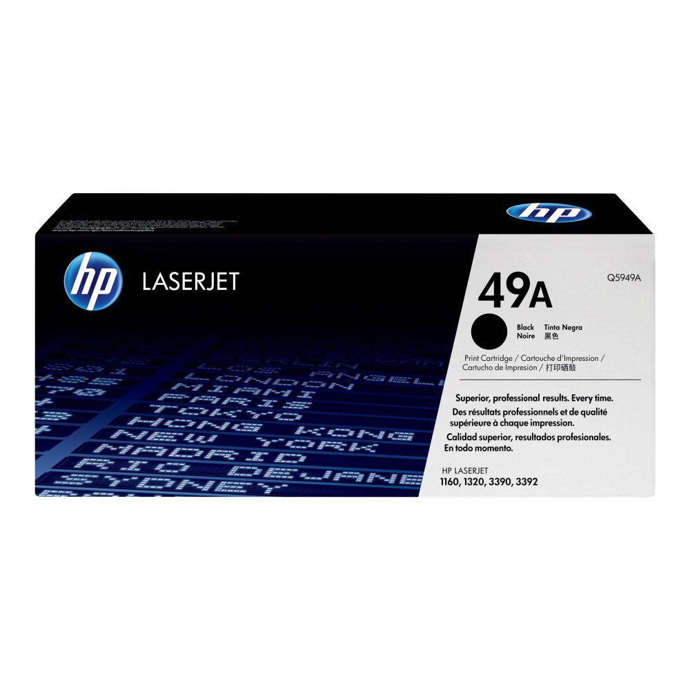 Hewlett-Packard HP 49A - svart - original - LaserJet - tonerkassett (Q5949A)
