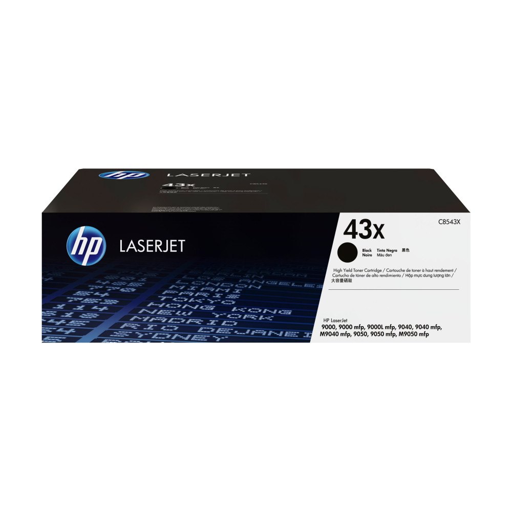 Hewlett-Packard HP 43X - Lång livslängd - svart - original - LaserJet - tonerkassett (C8543X)