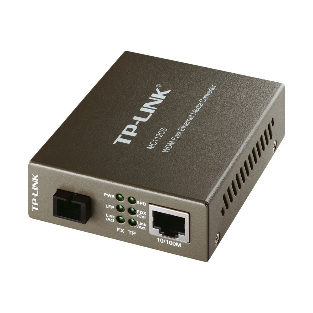 TP-LINK Technologies TP-Link MC112CS - fibermediekonverterare - 10Mb LAN, 100Mb LAN