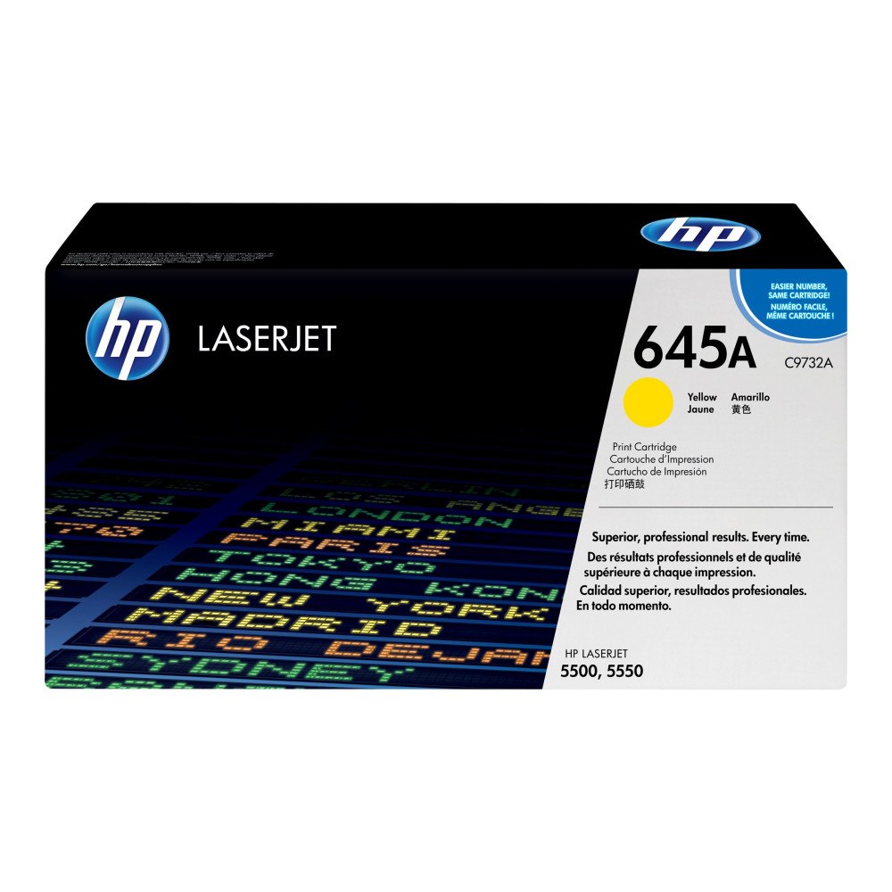 Hewlett-Packard HP 645A - gul - original - LaserJet - tonerkassett (C9732A)