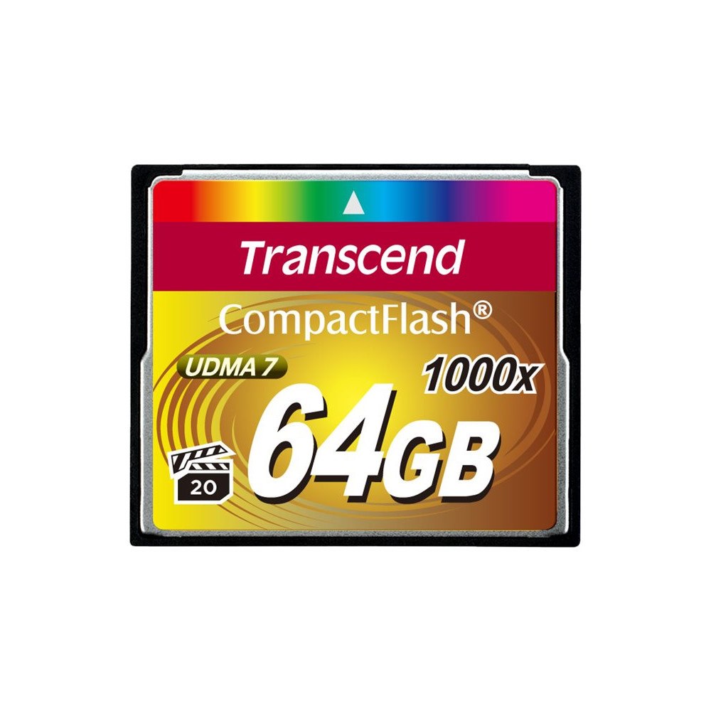 Transcend Information Transcend Ultimate - flash-minneskort - 64 GB - CompactFlash