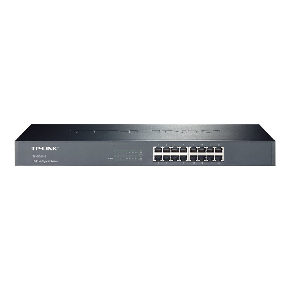 TP-LINK Technologies TP-Link TL-SG1016 - switch - 16 portar - rackmonterbar