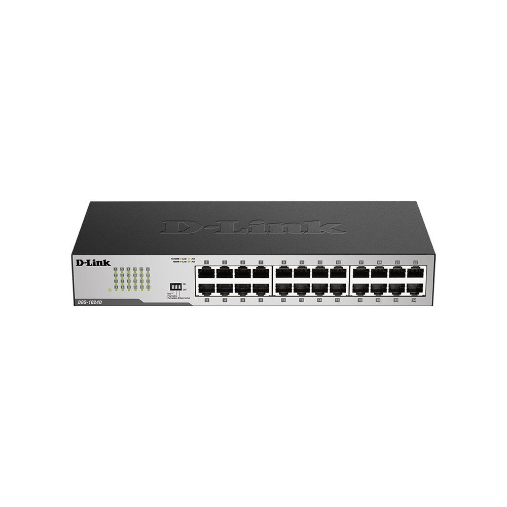 D-Link D-Link DGS 1024D - switch - 24 portar