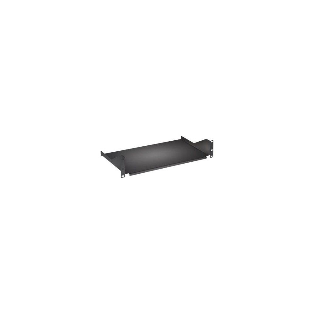 intellinet Intellinet 19" Cantilever Shelf, 2U, Fixed, Depth 400mm, Max 25kg, Black, Three Year Warranty - hylla för rack - 2U
