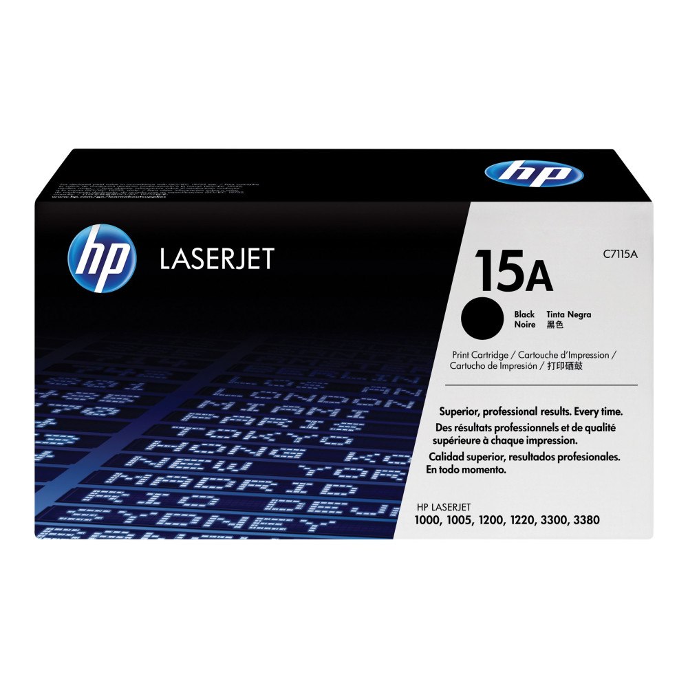 Hewlett-Packard HP 15A - svart - original - LaserJet - tonerkassett (C7115A)