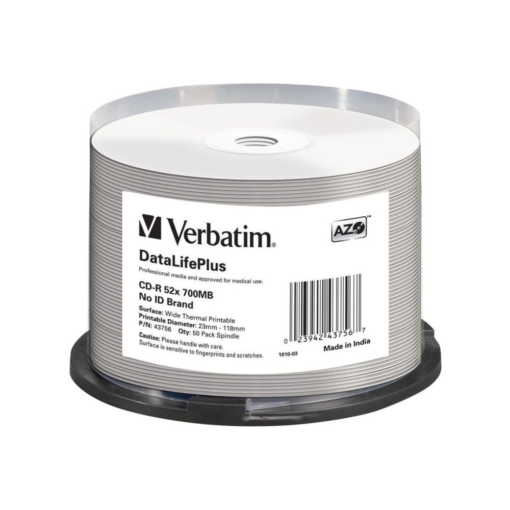 VERBATIM Verbatim DataLifePlus Professional - CD-R x 50 - 700 MB - lagringsmedier
