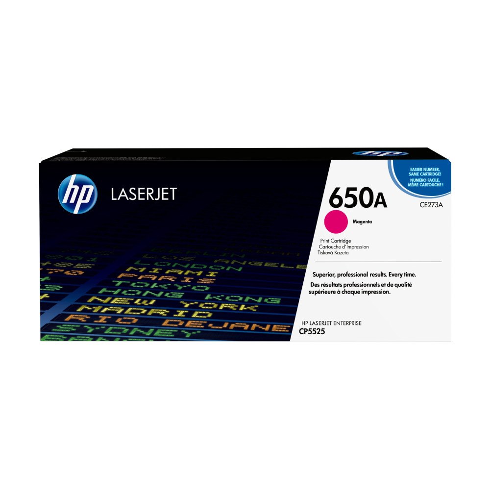 Hewlett-Packard HP 650A - magenta - original - LaserJet - tonerkassett (CE273A)