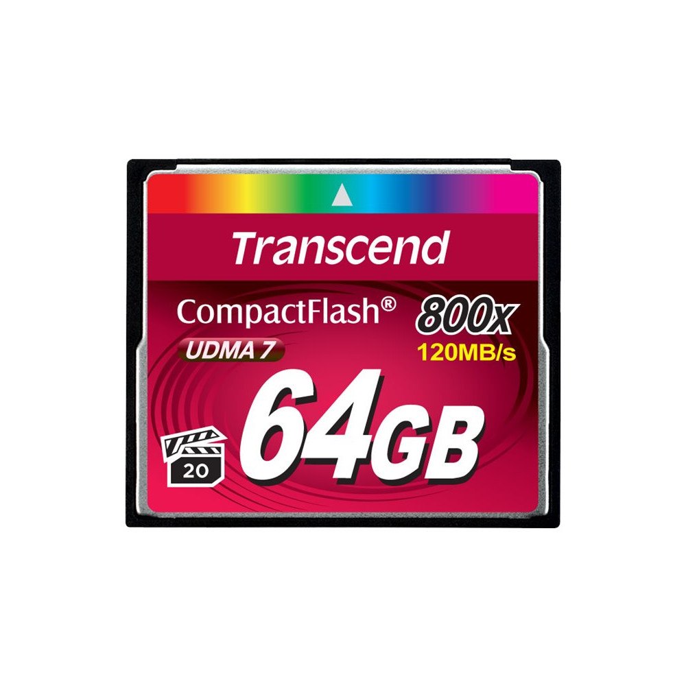 Transcend Information Transcend - flash-minneskort - 64 GB - CompactFlash