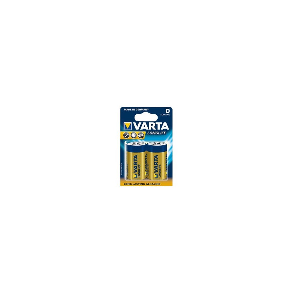 Varta Varta Longlife 04120 batteri - 2 x D - alkaliskt