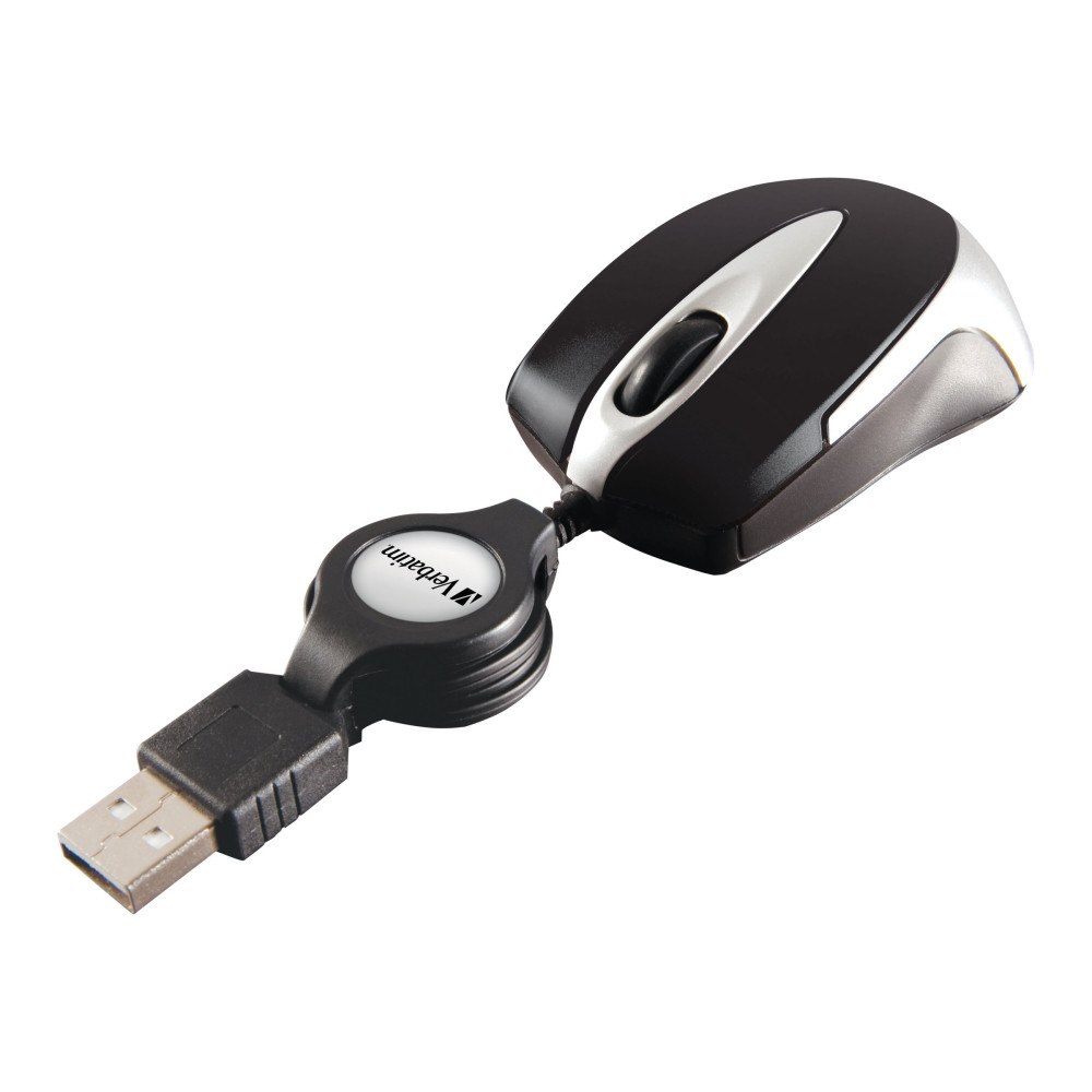 VERBATIM Verbatim Go Mini Optical Travel Mouse - mus - USB - svart