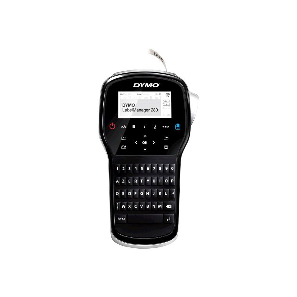 Newell Rubbermaid DYMO LabelMANAGER 280 - etikettskrivare - svartvit - termisk överföring
