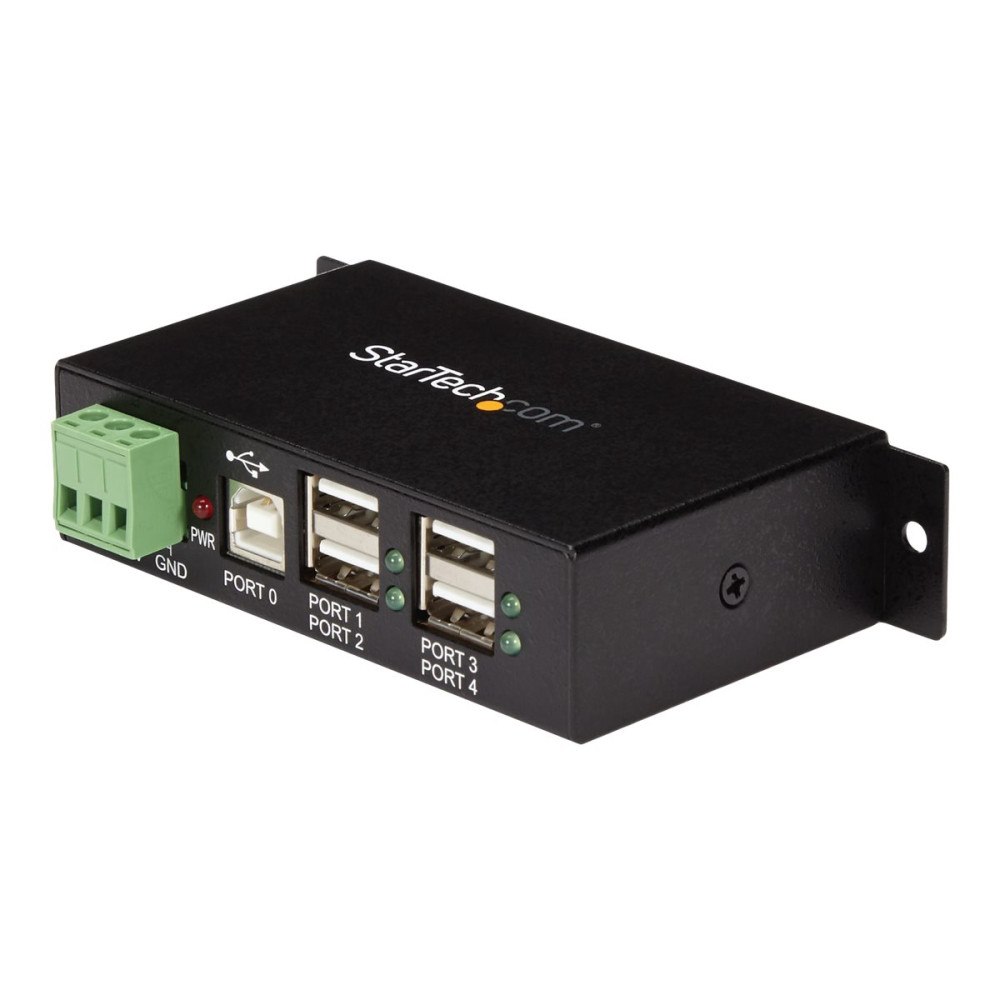 StarTech.com StarTech.com Rackmount USB 2.0 Hub - 4 Port Rugged Industrial USB 2.0 Hub - hubb - 4 portar