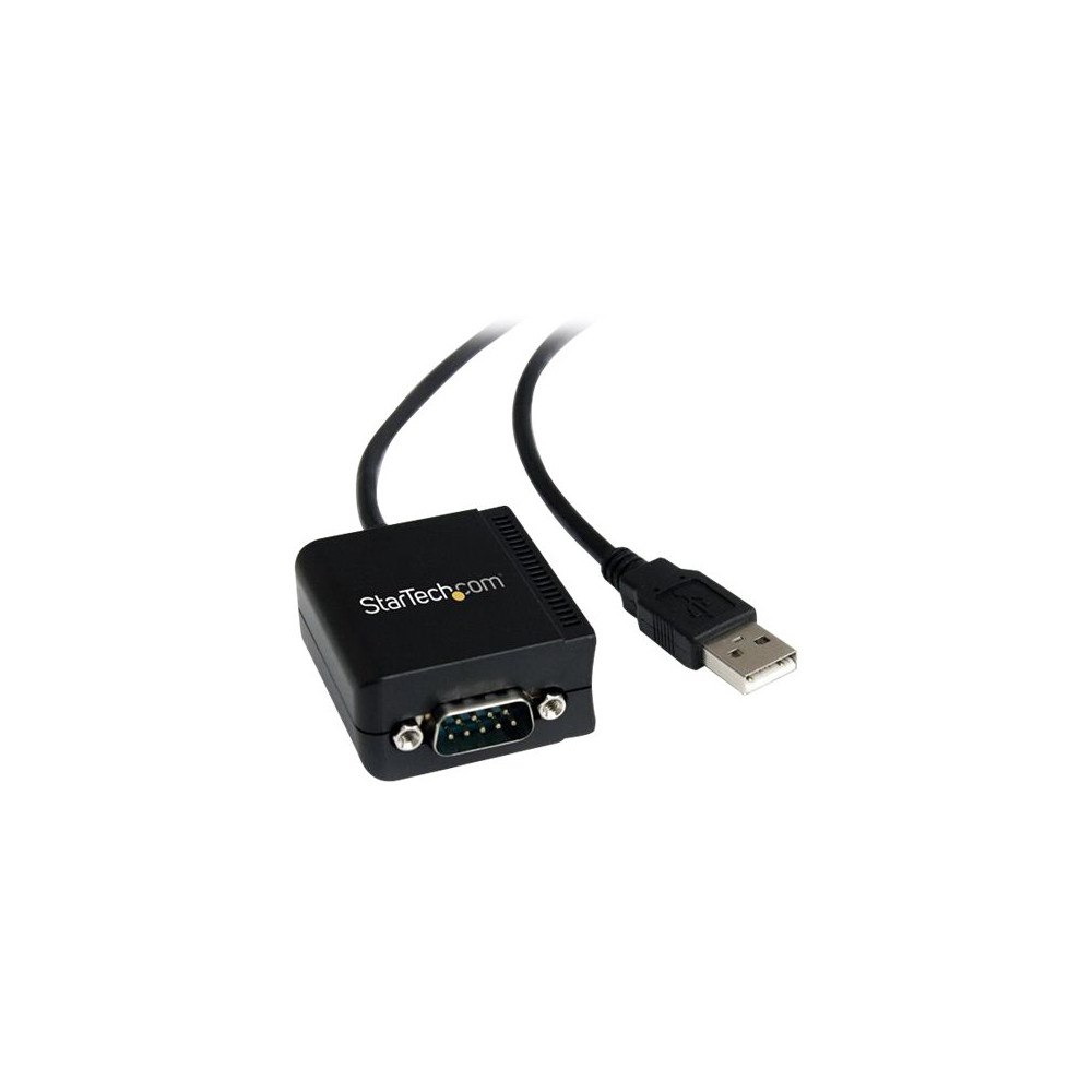 StarTech.com StarTech.com FTDI USB till seriell RS232-kabeladapter med 1 port och COM-retention - seriell adapter - USB - RS-232