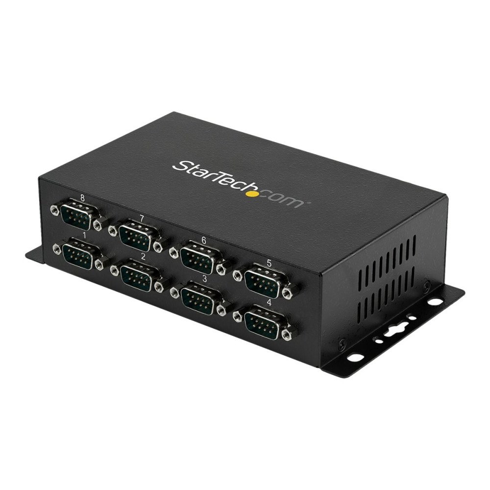StarTech.com StarTech.com USB till DB9 RS232 seriell  adapterhubb med 8 portar - Industriell DIN Rail och väggmonterbar - seriell ada...