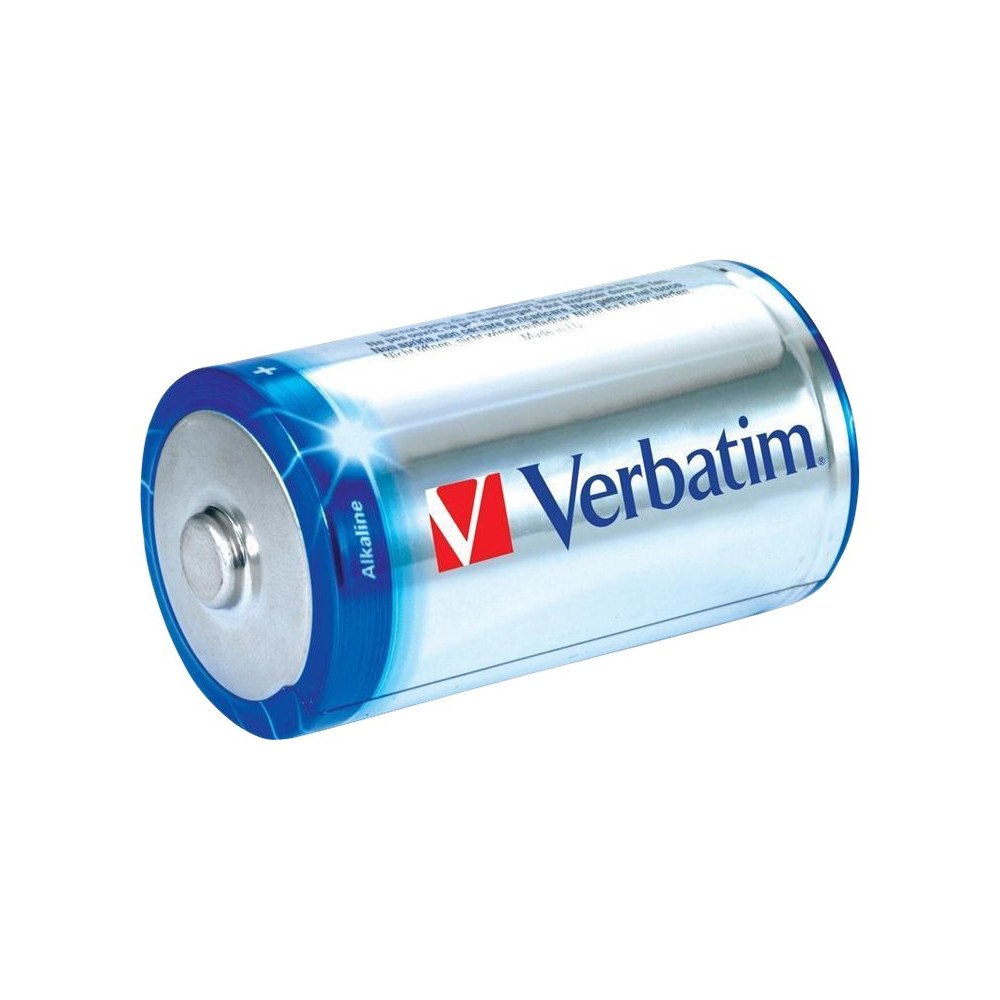 VERBATIM Verbatim batteri - 2 x C - alkaliskt