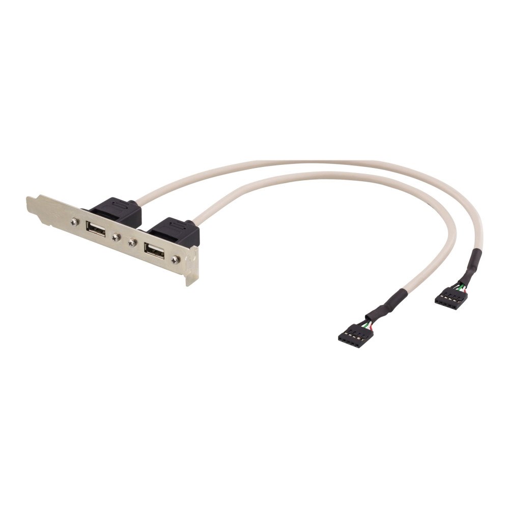 Deltaco DELTACO - USB-panel - 5 stifts USB 2.0-rubrik till USB - 30 cm