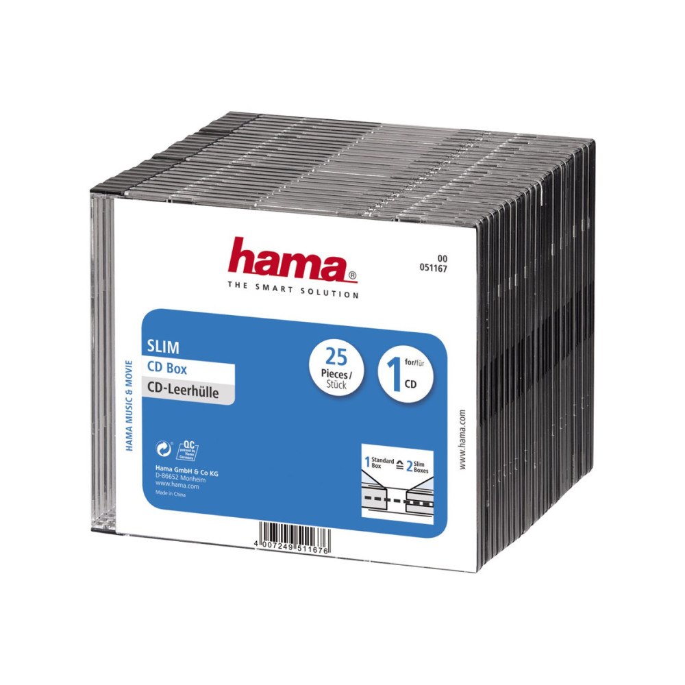 Hama Hama tunt fodral för arkiverings-CD