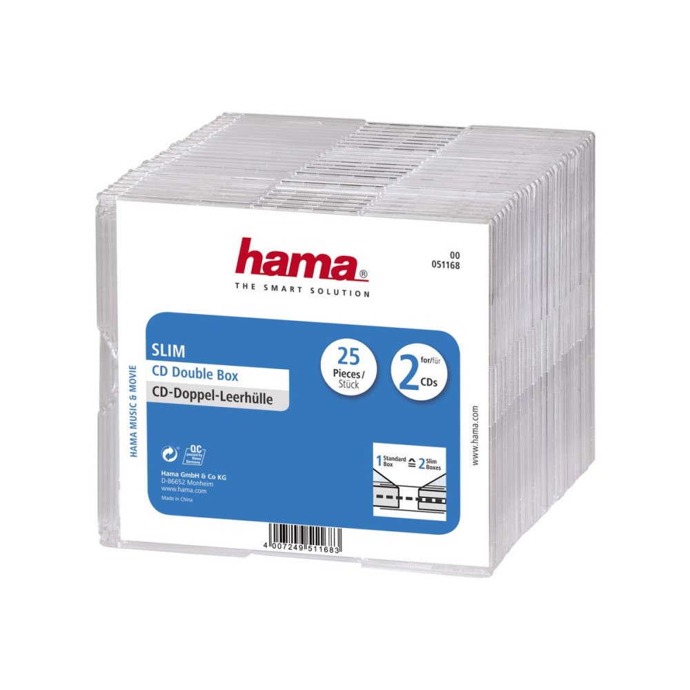 Hama Hama tunt fodral för arkiverings-CD