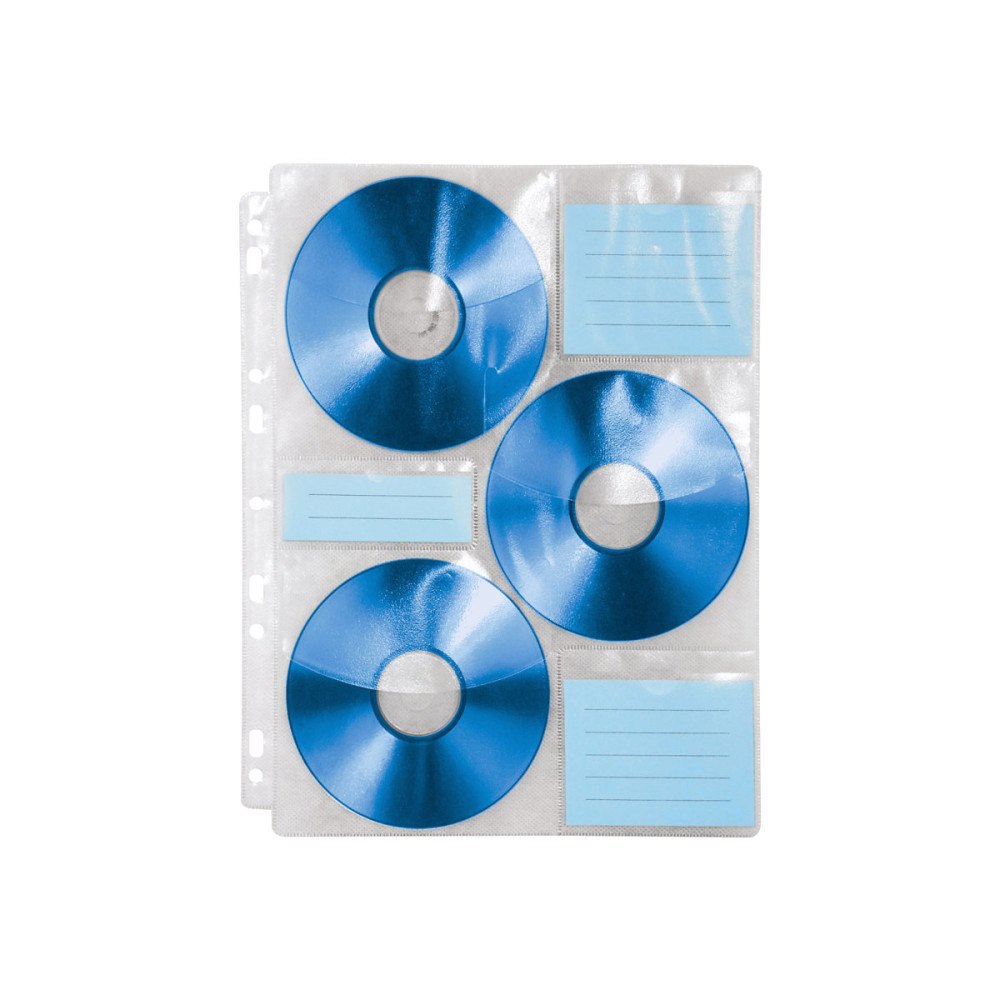 Hama Hama CD-ROM Index Sleeves - blad för CD-pärm