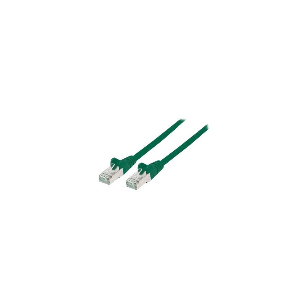intellinet Intellinet Network Patch Cable, Cat6, 1m, Green, Copper, S/FTP, LSOH / LSZH, PVC, RJ45, Gold Plated Contacts, Snagless,...