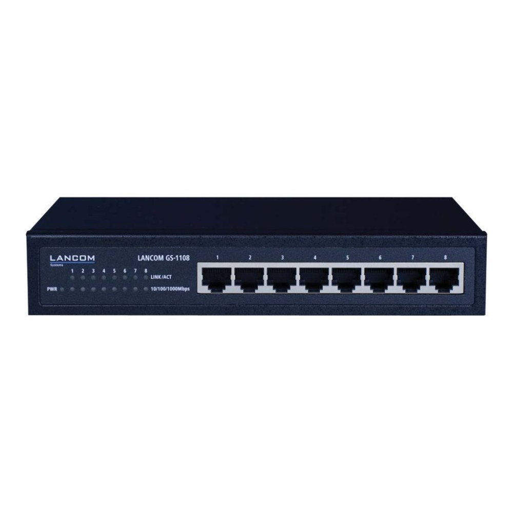 Lancom Systems LANCOM GS-1108 - switch - 8 portar