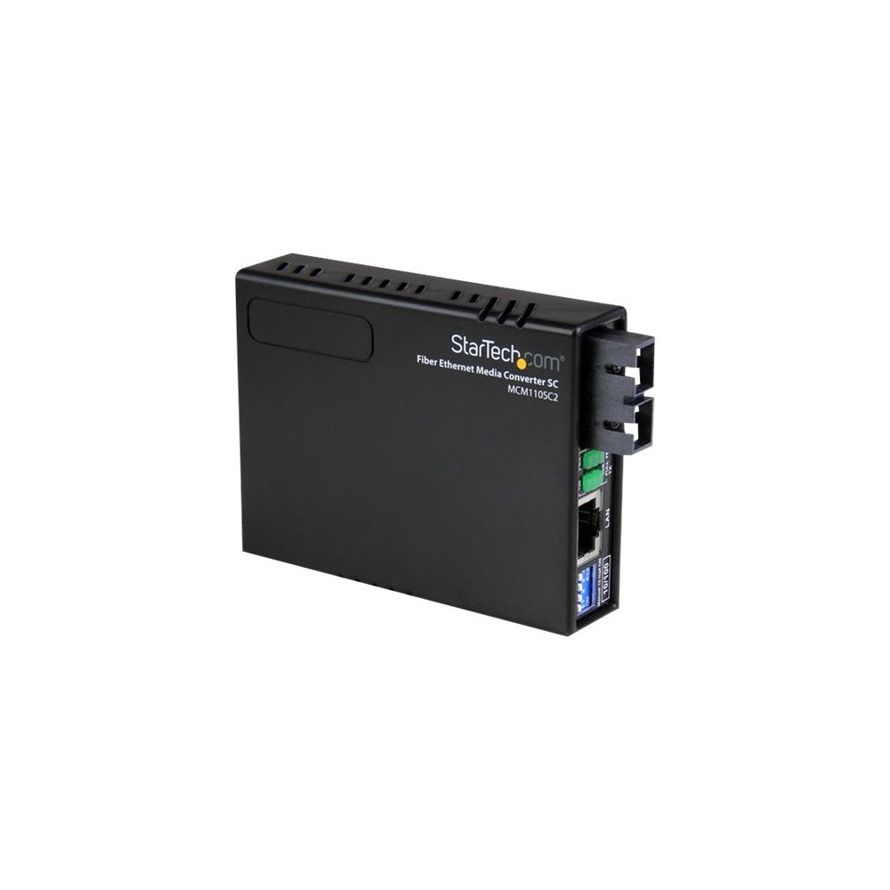 StarTech.com StarTech.com 10/100 Multi Mode Fiber Ethernet Media Converter SC 2 km - fibermediekonverterare - 10Mb LAN, 100Mb LAN