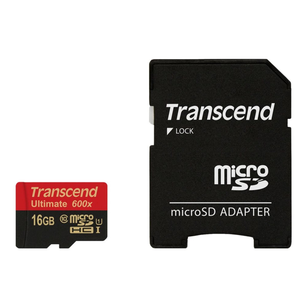 Transcend Information Transcend Ultimate - flash-minneskort - 16 GB - microSDHC UHS-I