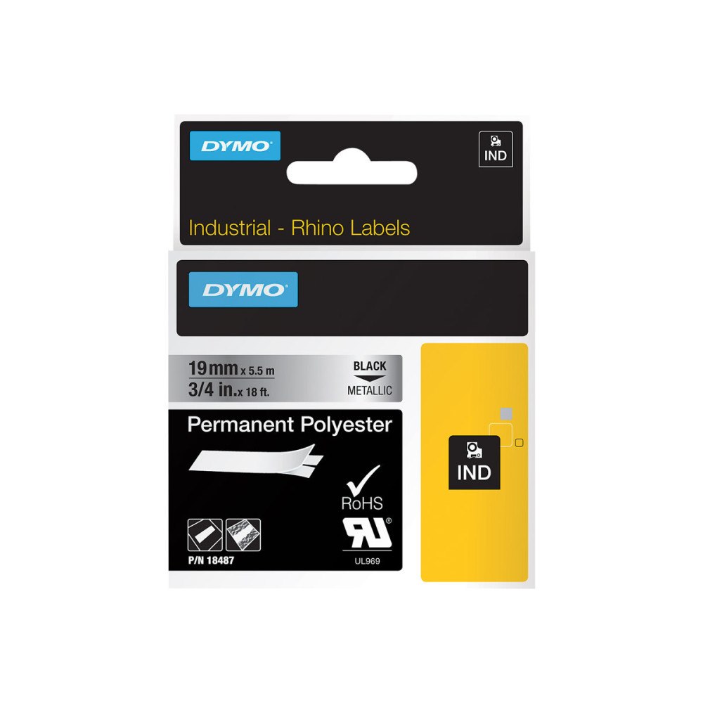 Newell Rubbermaid DYMO - permanent tejp - 1 kassett(er) - Roll (1.9 cm x 5.5 m)