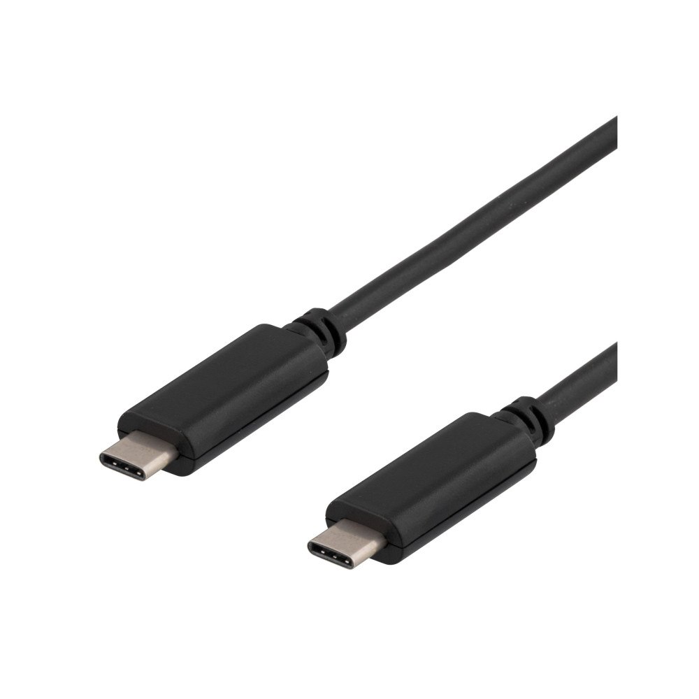 Deltaco DELTACO USBC-1054 - USB typ C-kabel - 24 pin USB-C till 24 pin USB-C - 1 m