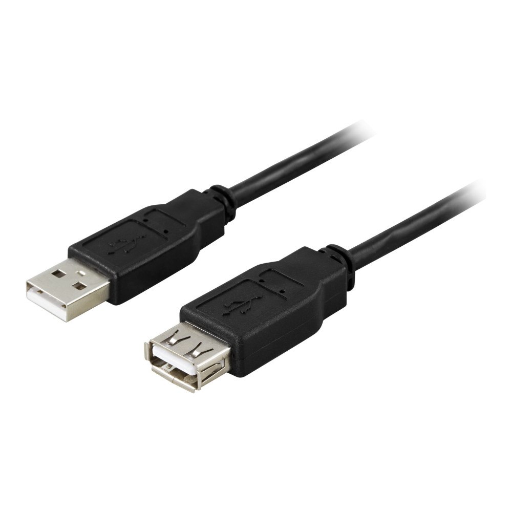 Deltaco DELTACO USB2-12S - USB-förlängningskabel - USB till USB - 2 m