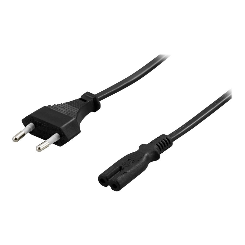 Deltaco DELTACO - strömkabel - Eurokontakt till power IEC 60320 C7 - 50 cm