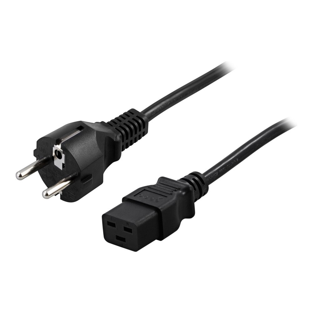 Deltaco DELTACO DEL-111T - strömkabel - power CEE 7/7 till IEC 60320 C19 - 5 m